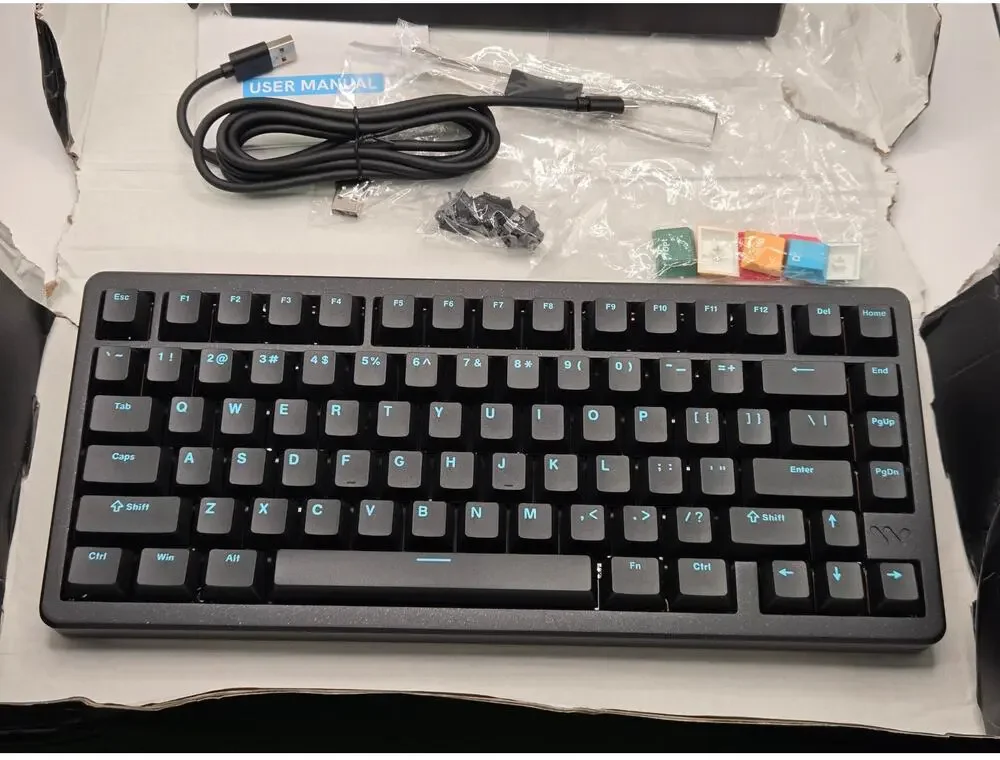 Womier SK75 TMR 75% Wireless Magnetic Gaming Keyboard RGB Aluminum Tested